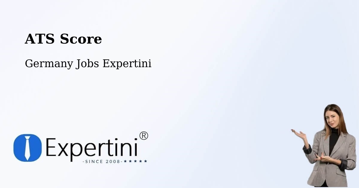 Resume ATS Score & Job Description Match Tool – Goslar - Germany Jobs Expertini
